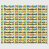 ケニア 旅行 お土産 ポップアート プリント ラッピングペーパー (フラット)