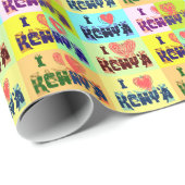 ケニア 旅行 お土産 ポップアート プリント ラッピングペーパー (ロールコーナー)