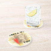 ケニア　私たちはあなたを愛しています　愛らしい視点　アート　デザイン コースター (側面)