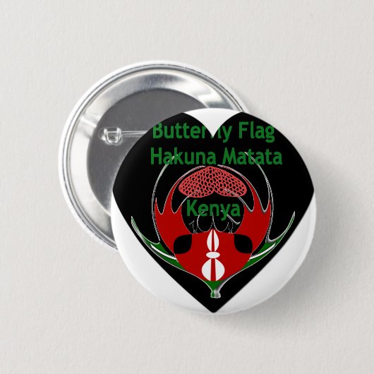 ケニア 缶バッジ (正面&裏面)