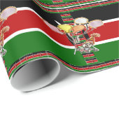 ケニア 美しい カラフルな ラブリーな 誕生日の色たち ラッピングペーパー (ロールコーナー)