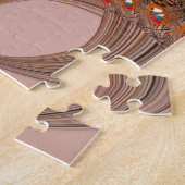 ケニアHakunaMatata伝統カラーデザイン.png ジグソーパズル (側面)