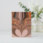 ケニアHakunaMatata伝統カラーデザイン.png ポストカード (スタンド正面)