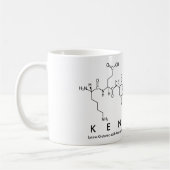 ケニチペプチド名mag コーヒーマグカップ (左)