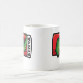 ケニヤのデザイン コーヒーマグカップ (中央)