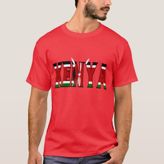 ケニヤのワイシャツ Tシャツ (正面)