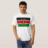 ケニヤアフリカの旗 Tシャツ (正面フル)