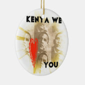 ケニヤワールラブパース美術デザイン セラミックオーナメント (右)