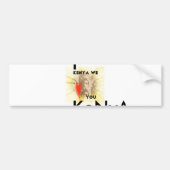 ケニヤワールラブパース美術デザイン バンパーステッカー (正面)