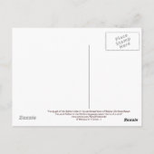 ケニヤ葉書のGabbra tribal girl ポストカード (裏面)