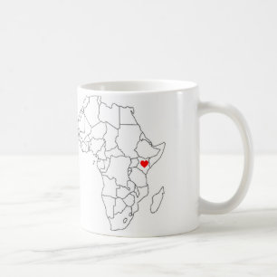 ケニヤ、アフリカのマグ コーヒーマグカップ