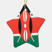 ケニヤ セラミックオーナメント (左)