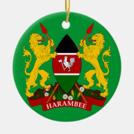 ケニヤ-陶磁器のクリスマスのオーナメント セラミックオーナメント