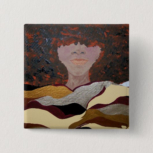 ケニヤVerrett著精神Sista 缶バッジ (正面)