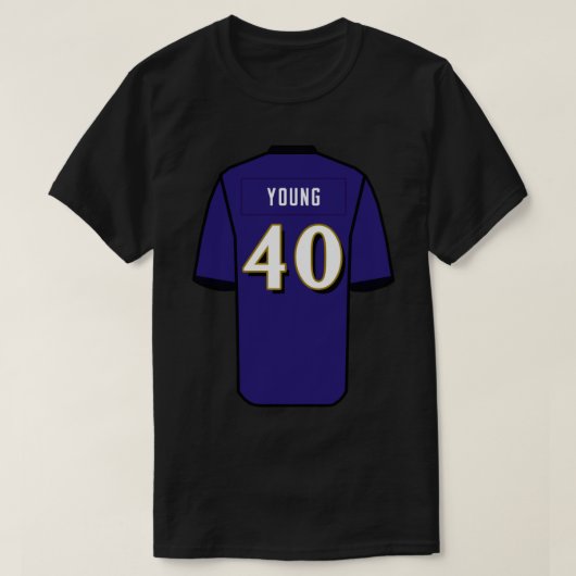 ケニー・ヤング・ジャージー Tシャツ (デザイン正面)