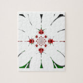 ケニ鮮やかニアシールド国旗の万華鏡のように千変万化するパターン ジグソーパズル (縦)