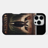 ケネスウッドランドムース iPhoneケース (裏面横)