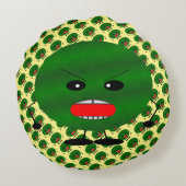 ケネス怒ヨンチックによるスイカ ラウンドクッション (裏面)