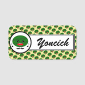 ケネス怒ヨンチックによるスイカ 名札 (正面)