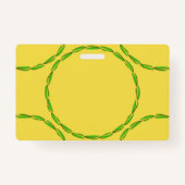 ケネス葉ヨンチヒによるサークル バッジ (裏面)