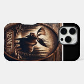 ケネス・ムース・クレスト iPhoneケース (裏面横)