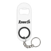 ケネス・メンスの名前 キーホルダー栓抜き (裏面)