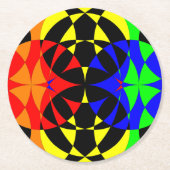 ケネス・ヨンチによるエネルギー化 ラウンドペーパーコースター (正面)