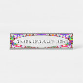 ケネス・ヨンチによるハートの幻想 デスクネームプレート (正面)