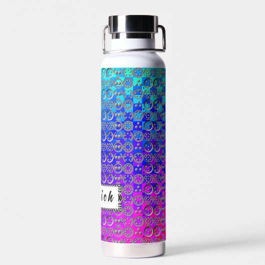 ケネス・ヨンチによる10桁のPi ウォーターボトル (背面)