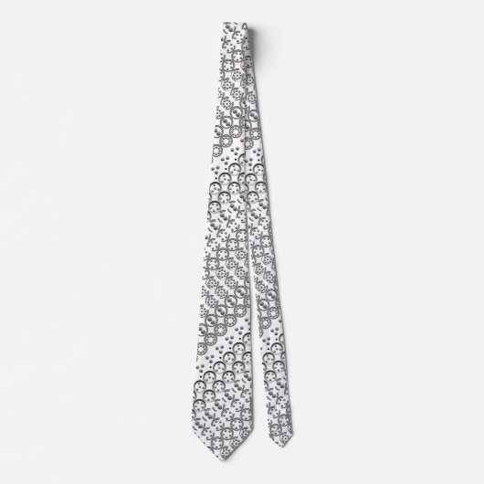 ケネス・ヨンチによる10桁のPi ネクタイ (正面)