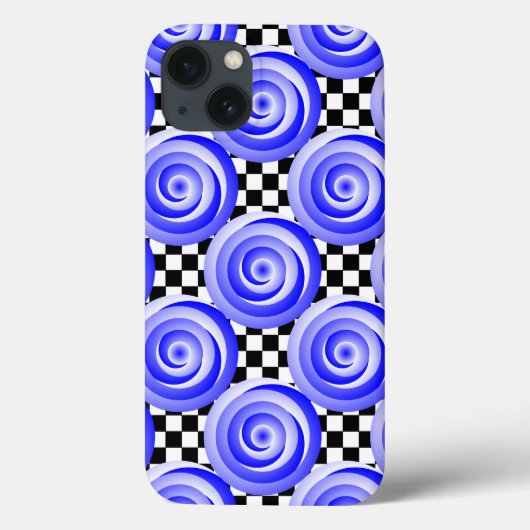 ケネス·ヨンチの青い渦巻き錯覚 Case-Mate iPhoneケース (裏面)