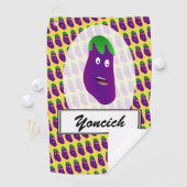 ケネス・ヨンチの驚いたナス ゴルフタオル (インサイチュ)