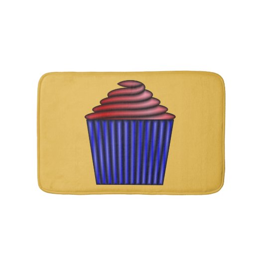 ケネス・ヨンチッチによるカップケーキ バスマット (正面)