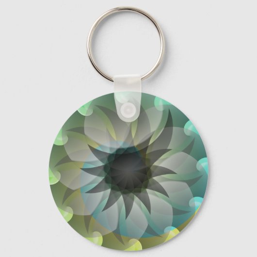 ケネス・ヨンチッチによるスパイラルシャークキーチェーン キーホルダー (正面)