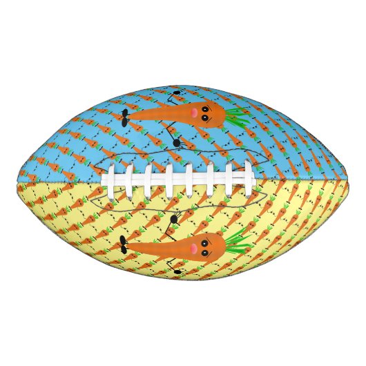 ケネス・ヨンチッチによる悲しいニンジン アメリカンフットボール (正面)