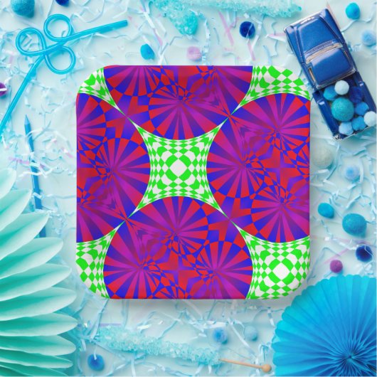 ケネス・ヨンチッチによる折り畳み寸法 ペーパープレート (パーティー)