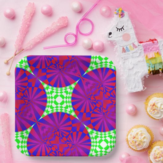 ケネス・ヨンチッチによる折り畳み寸法 ペーパープレート (パーティー)