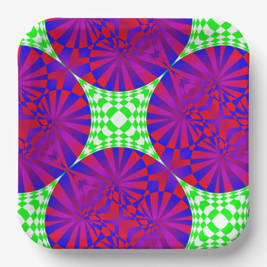 ケネス・ヨンチッチによる折り畳み寸法 ペーパープレート (正面)