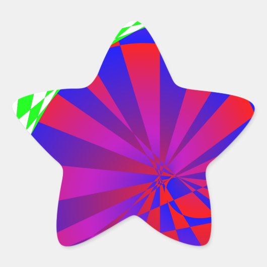 ケネス・ヨンチッチによる折り畳み寸法 星シール (正面)