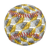 ケネス・ヨンチッチの別の手を結ぶ 野球ボール (裏面)