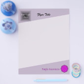 ケネス・ヨンチッチの紫の花のリボン チラシ (シングル)