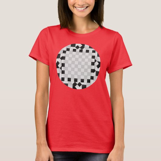 ケネス・ヨンッチによるチェス・パッド Tシャツ (正面)