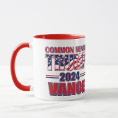 ケネディがトランプを支持 マグカップ (左)