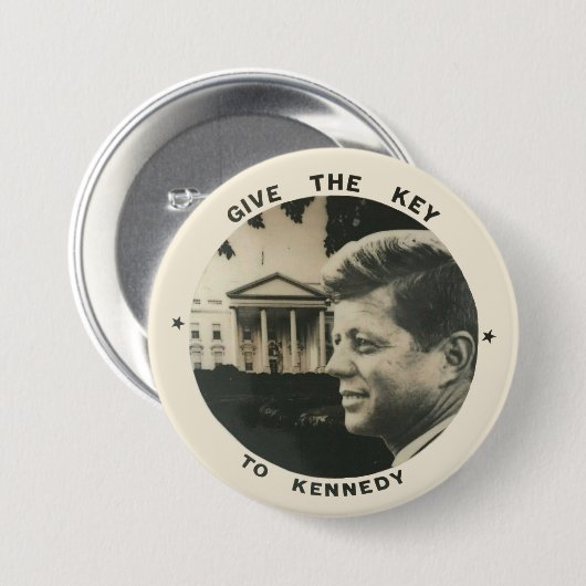 ケネディに鍵を与えて下さい 缶バッジ (正面&裏面)