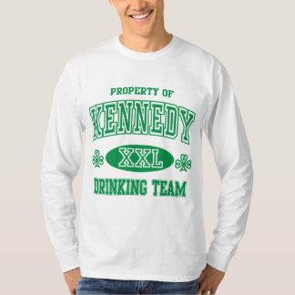 ケネディのアイルランドの飲むチーム Tシャツ