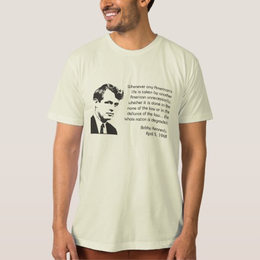 ケネディのオーガニックなティー Tシャツ (正面)