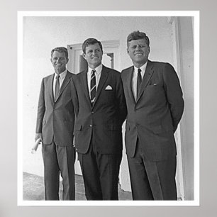 ケネディの兄弟、ジョン、テッド、ロバート ポスター