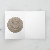 ケネディの硬貨 カード (内部)