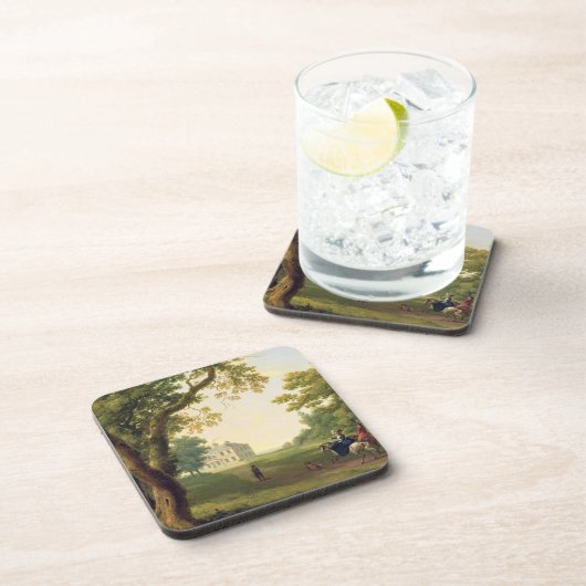 ケネディの郡ウィックロー、アイルランド1785年を取付けて下さい(油 コースター (右側)