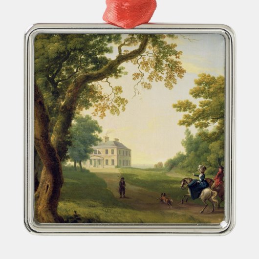 ケネディの郡ウィックロー、アイルランド1785年を取付けて下さい(油 メタルオーナメント (正面)